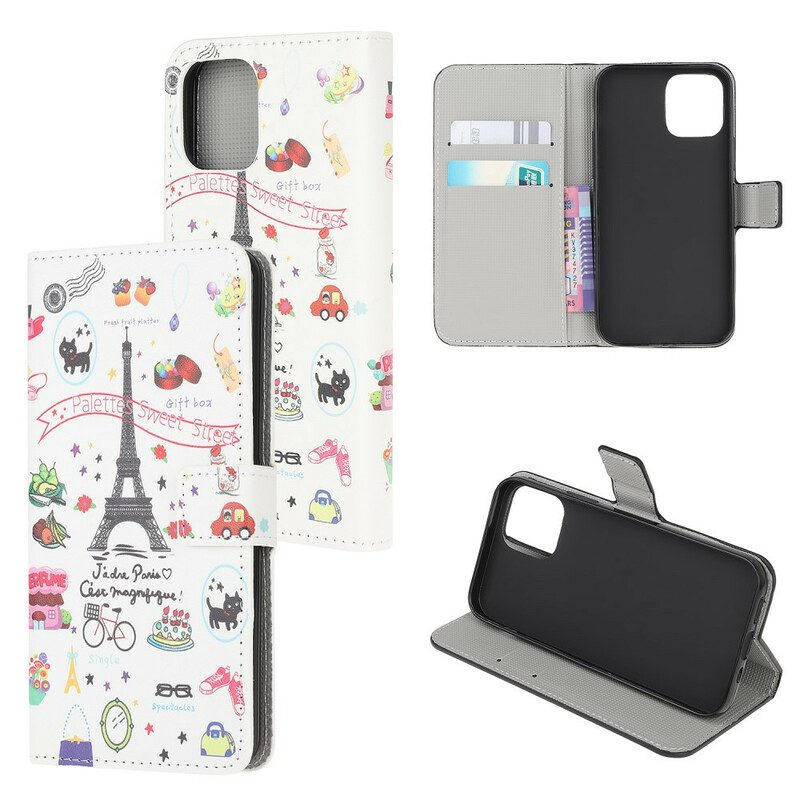 Fodral För iPhone 13 Mini Jag Älskar Paris