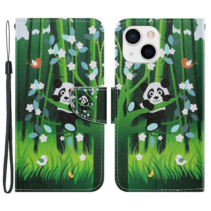 Fodral För iPhone 13 Pandapromenad