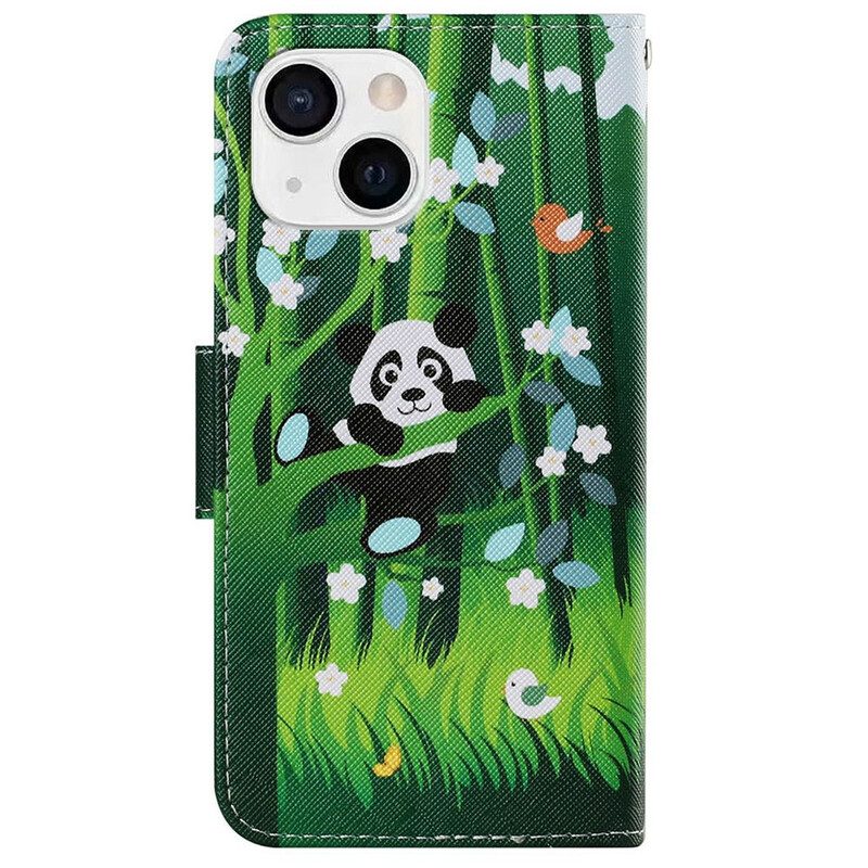 Fodral För iPhone 13 Pandapromenad