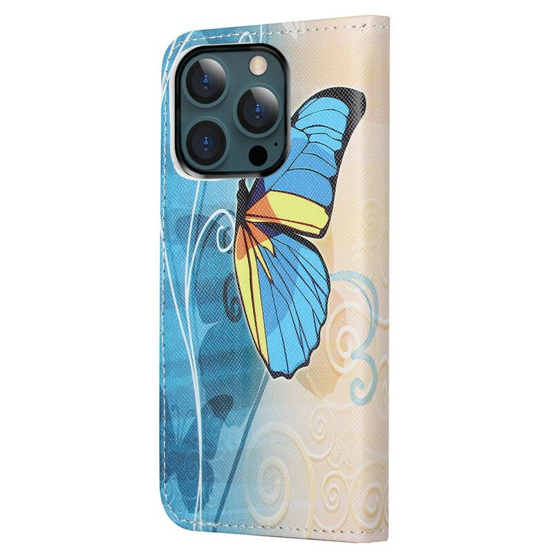 Fodral För iPhone 13 Pro Max Fjärilar