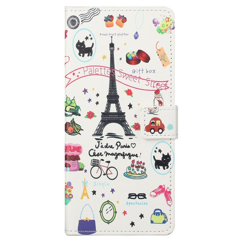 Fodral För iPhone 13 Pro Max Jag Älskar Paris