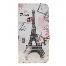 Fodral För iPhone 13 Pro Retro Eiffeltorn