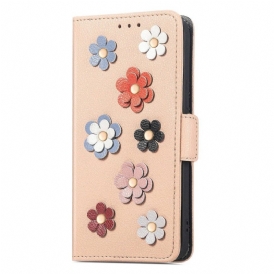 Fodral För iPhone 14 Dekorativa Blommor