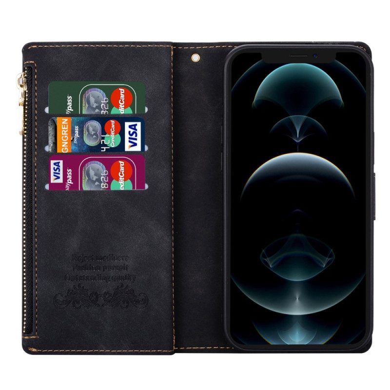 Fodral För iPhone 14 Pro Plånboksfodral Full Plånbok