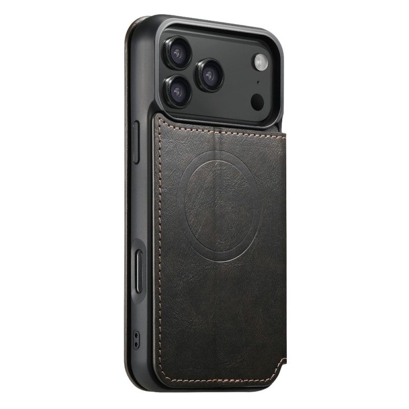Fodral För iPhone 17 Pro Magsafe-kompatibel Lädereffekt