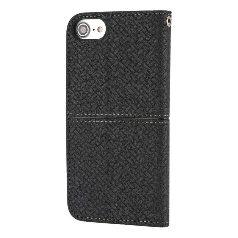 Fodral För iPhone SE 3 / SE 2 / 8 / 7 Med Kedjar Thong Woven Style