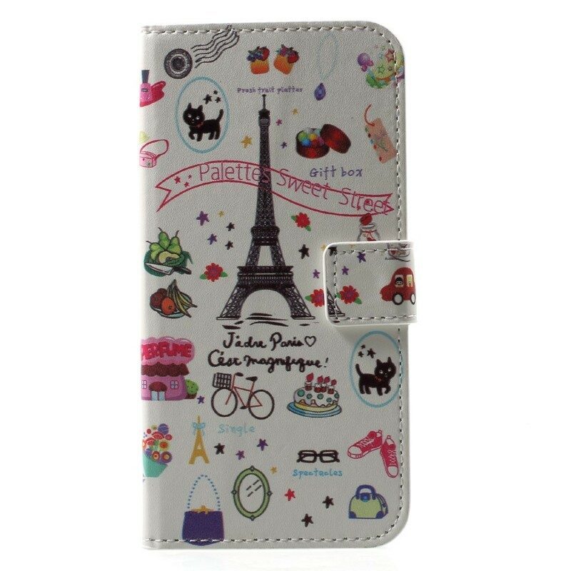 Fodral För iPhone X / XS Jag Älskar Paris