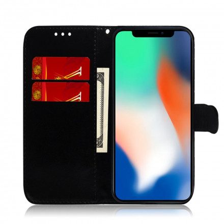 Fodral För iPhone X / XS Konstläderspegel