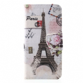 Fodral För iPhone XR Retro Eiffeltorn