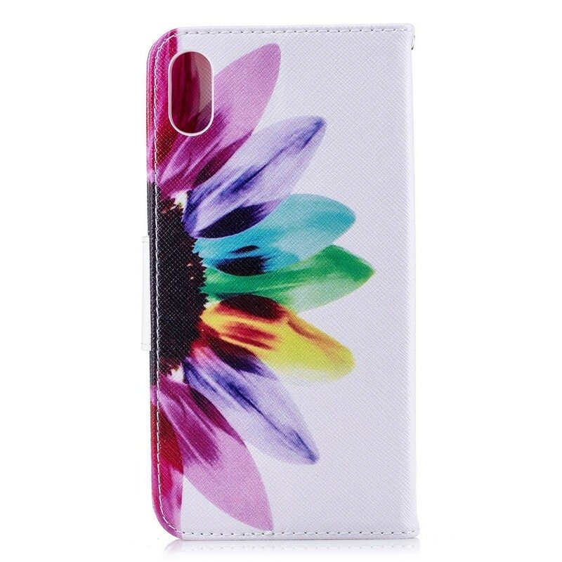 Fodral För iPhone XS Max Akvarell För Blommor