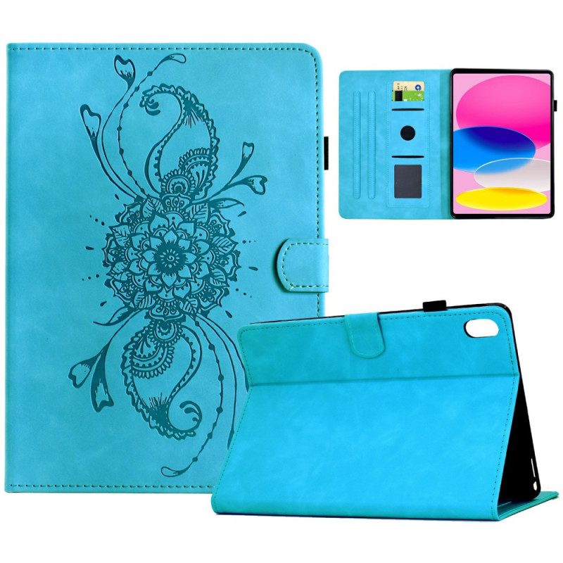 Fodral iPad (2025) Mandala-tryck