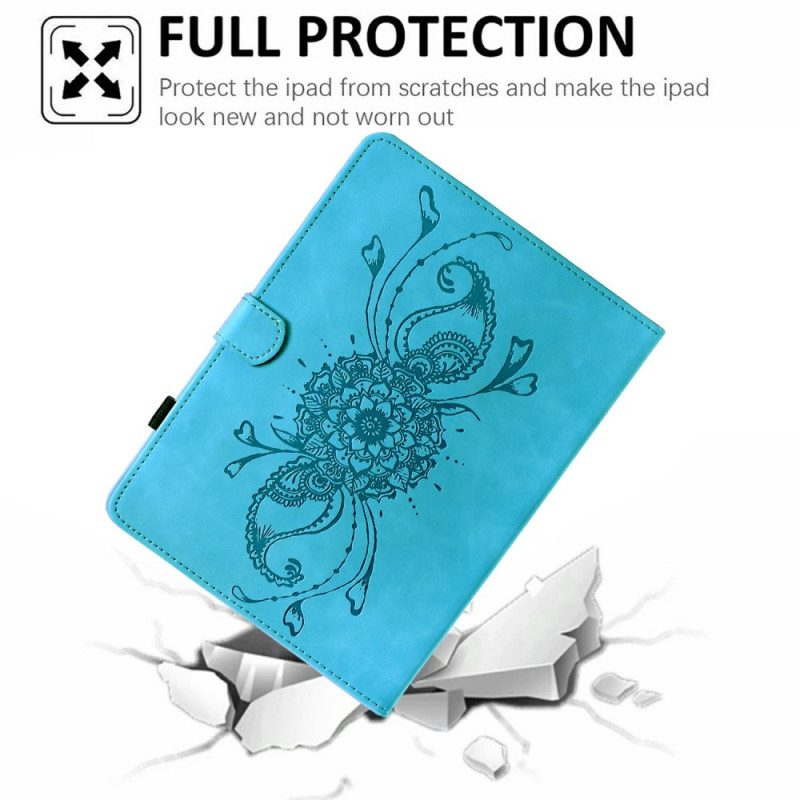 Fodral iPad (2025) Mandala-tryck