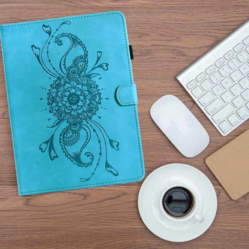 Fodral iPad (2025) Mandala-tryck