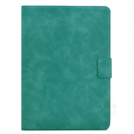 Fodral iPad (2025) Retro Lädereffekt