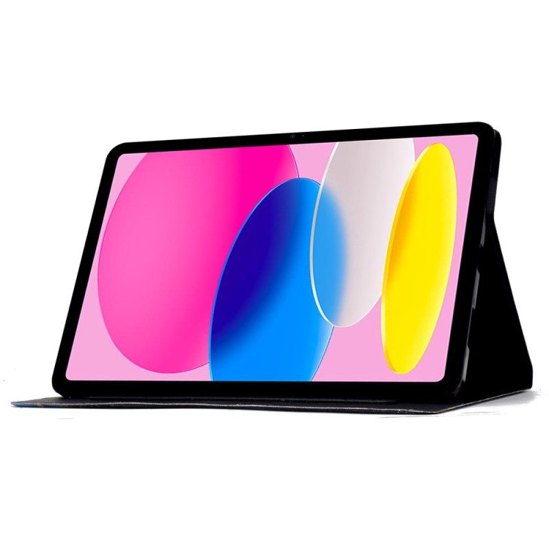 Fodral iPad (2025) Rosa Kattunge