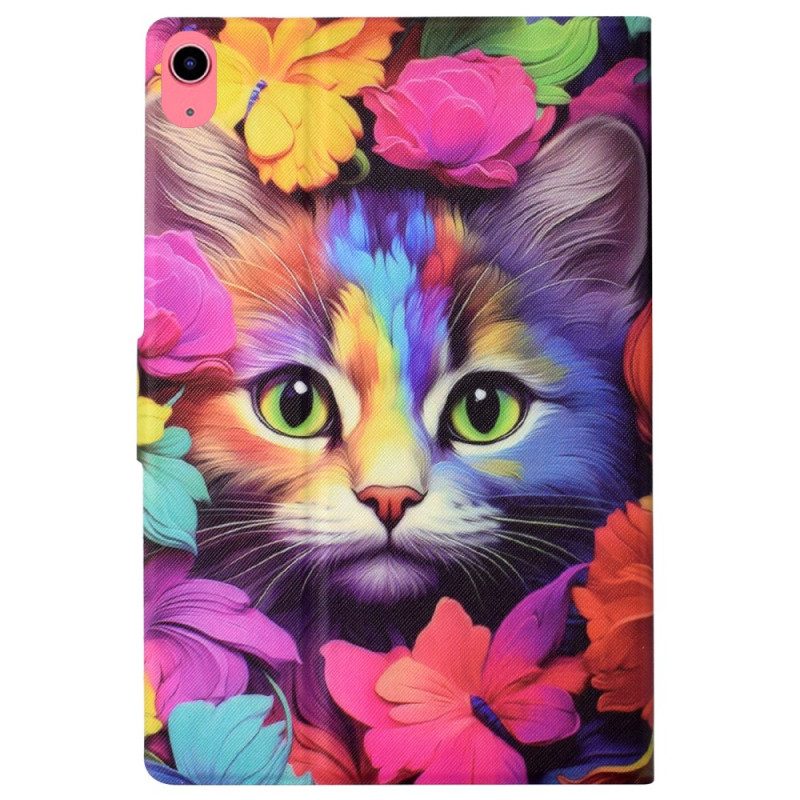 Fodral iPad (2025) Rosa Kattunge