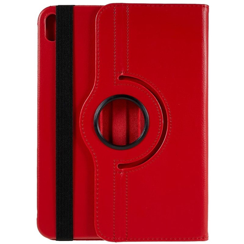 Fodral iPad (2025) Roterande Lädereffekt