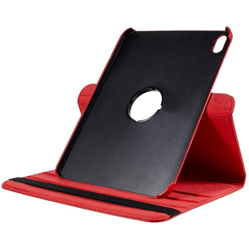 Fodral iPad (2025) Roterande Lädereffekt