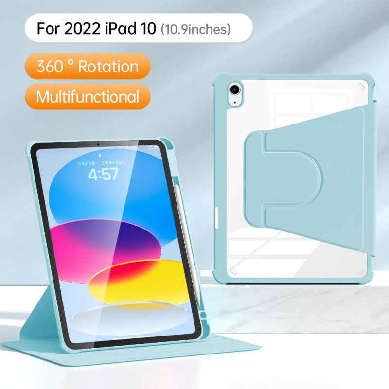 Fodral iPad (2025) Roterande Stativ Och Pastellfärgat Skydd