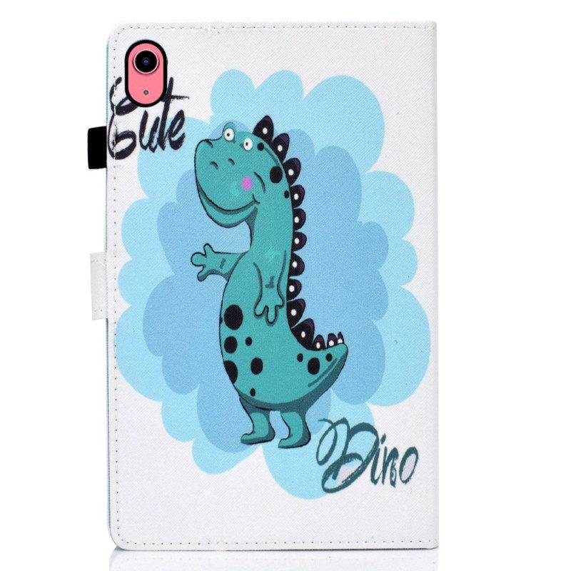 Fodral iPad (2025) Söt Dinosaurie
