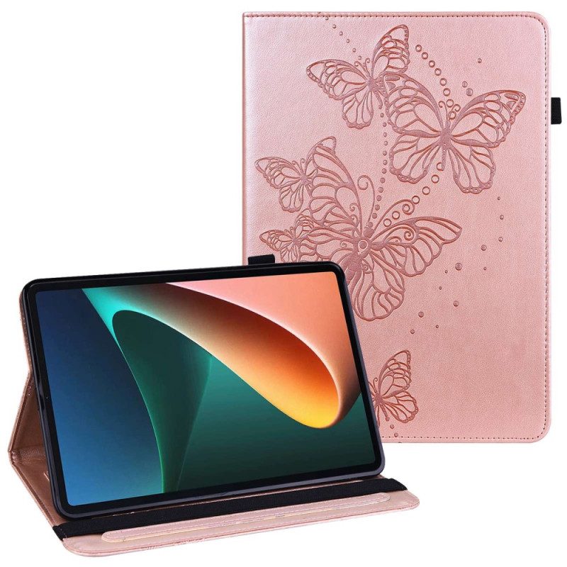 Fodral iPad (2025) Stiliserade Fjärilar