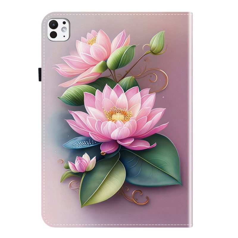 Fodral iPad Pro 13 (2025) Lotusmönster