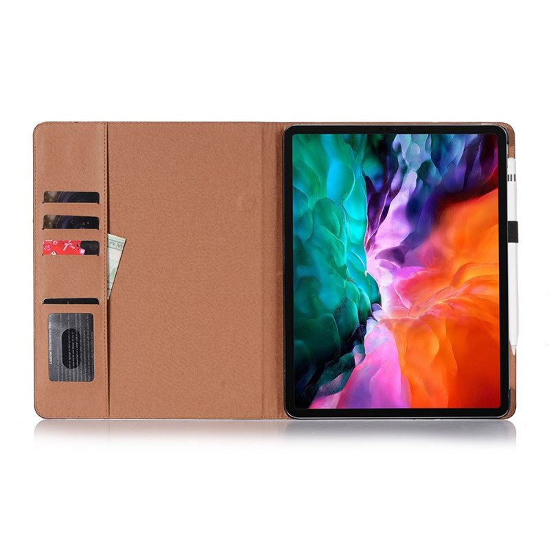 Fodral iPad Pro 13 (2025) Tvåfärgat Konstläder