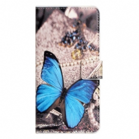 Fodral iPhone 15 Blå Fjäril