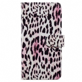 Fodral iPhone 15 Med Kedjar Leopardhuddesign Med Rem