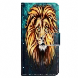 Fodral iPhone 15 Med Kedjar Lion Graphic Lanyard