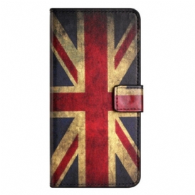 Fodral iPhone 15 Vintage Engelsk Flagga