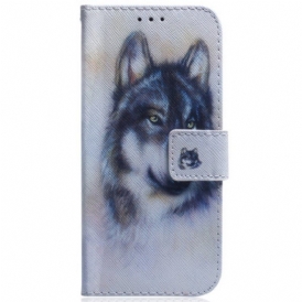 Fodral iPhone 15 Wolf Akvarell