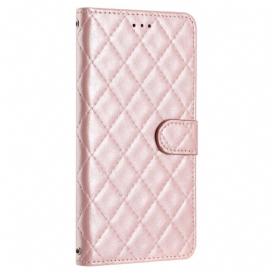Fodral iPhone 16 Quiltad