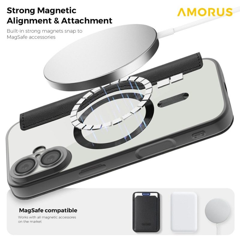 Fodral iPhone 17 Magsafe-kompatibel Med Rfid-korthållare