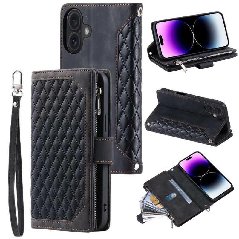 Fodral iPhone 17 Premium-quiltat