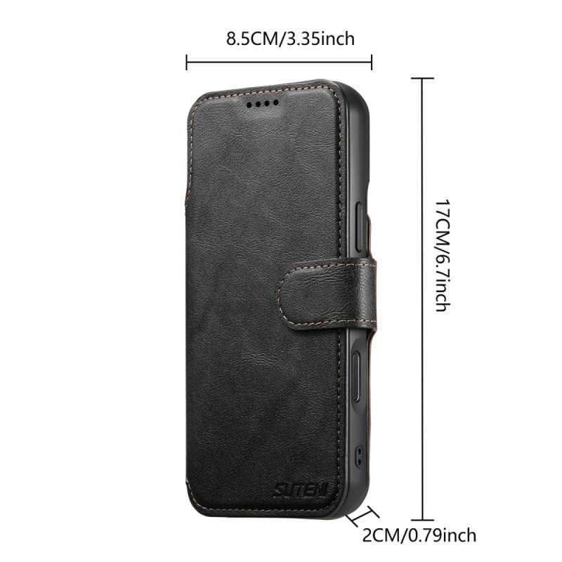 Fodral iPhone 17 Pro Magnetisk Med Retro Avtagbart Fodral
