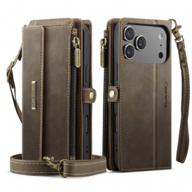 Fodral iPhone 17 Pro Max Caseme-plånbok