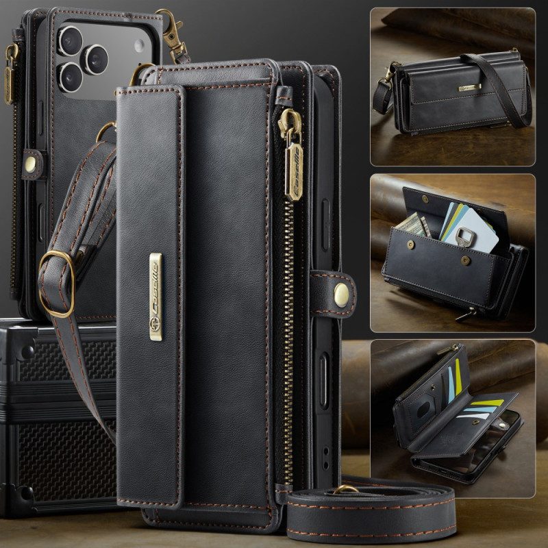 Fodral iPhone 17 Pro Max Caseme-plånbok