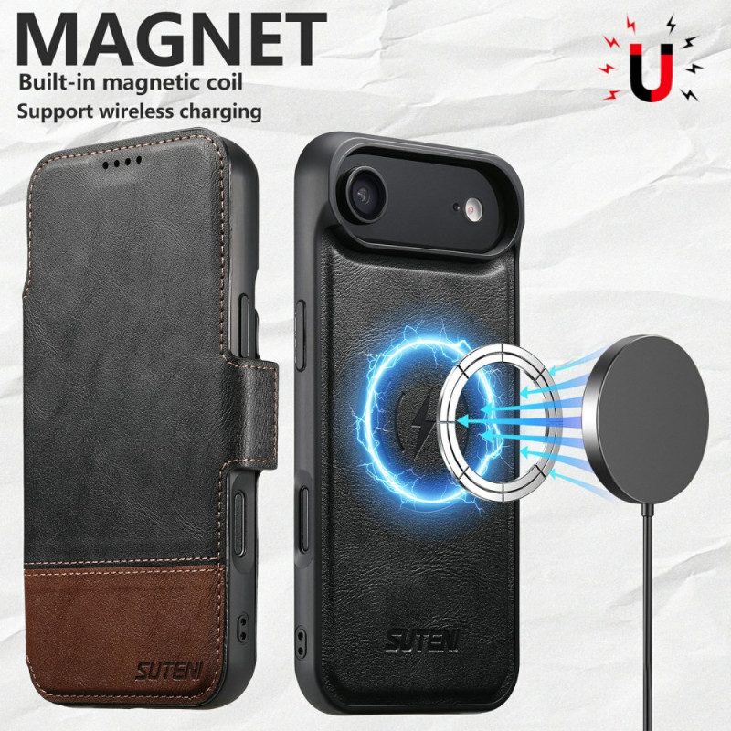Fodral iPhone Air Magsafe Tvåfärgat Avtagbart Fodral Suteni