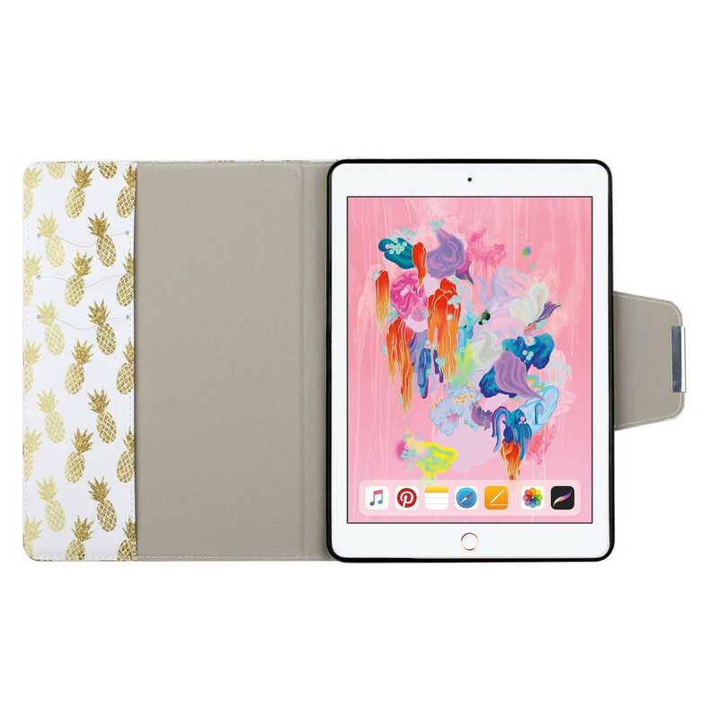 Folio-fodral För iPad 10.2" (2020) (2019) / Air 10.5" / Pro 10.5" Ananas