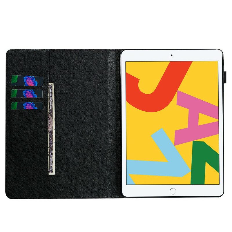 Folio-fodral För iPad 10.2" (2020) (2019) / Air 10.5" / Pro 10.5" Blomsterfärg