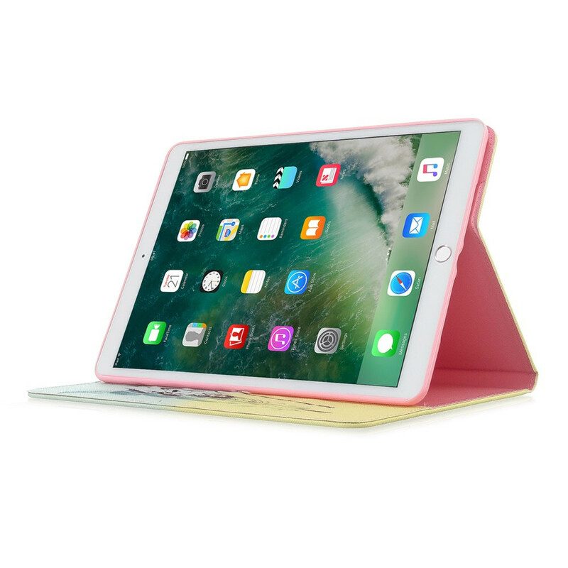 Folio-fodral För iPad 10.2" (2020) (2019) / Air 10.5" / Pro 10.5" Fjäder