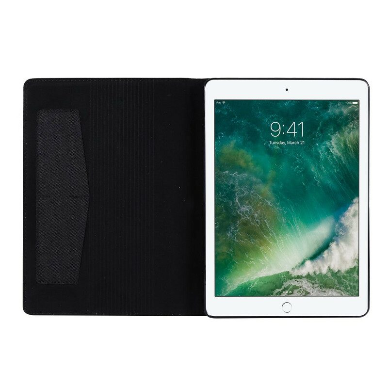Folio-fodral För iPad 10.2" (2020) (2019) / Air 10.5" / Pro 10.5" Kläde