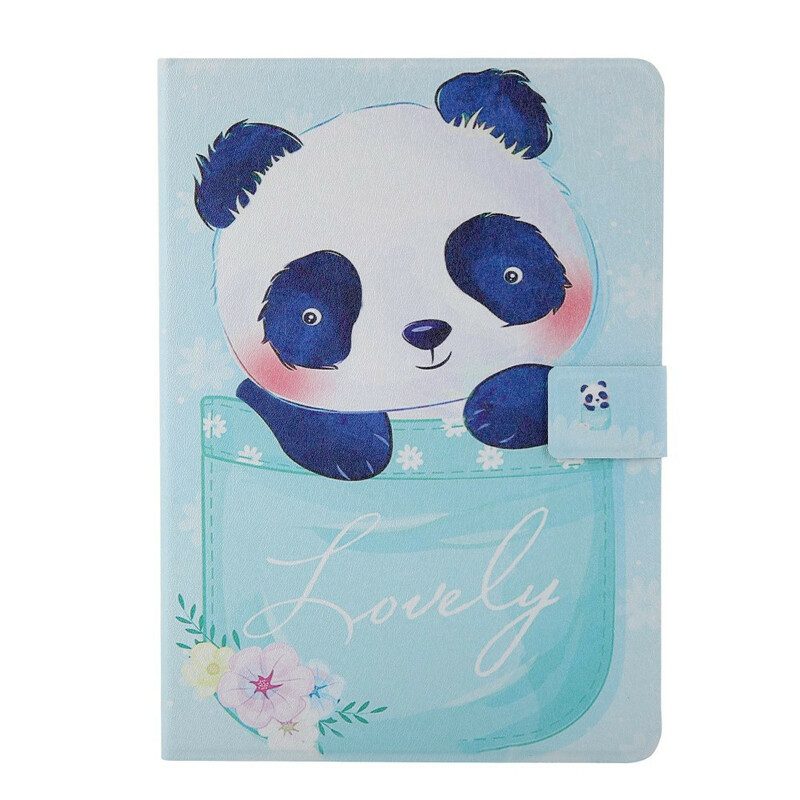 Folio-fodral För iPad 10.2" (2020) (2019) / Air 10.5" / Pro 10.5" Panda
