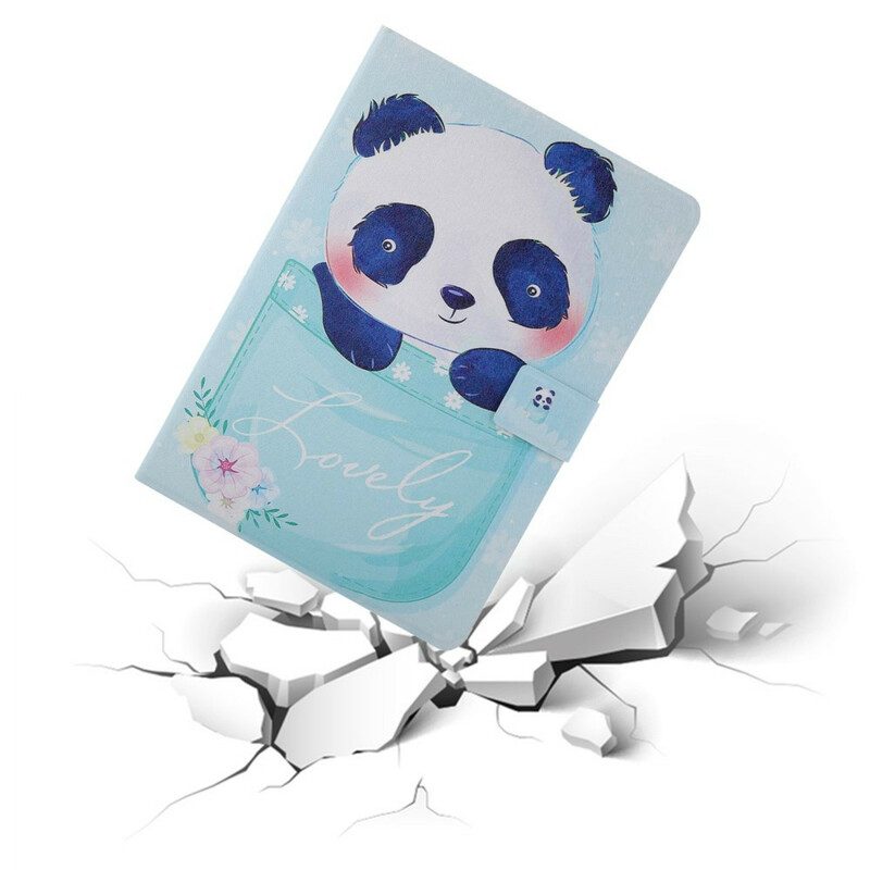 Folio-fodral För iPad 10.2" (2020) (2019) / Air 10.5" / Pro 10.5" Panda