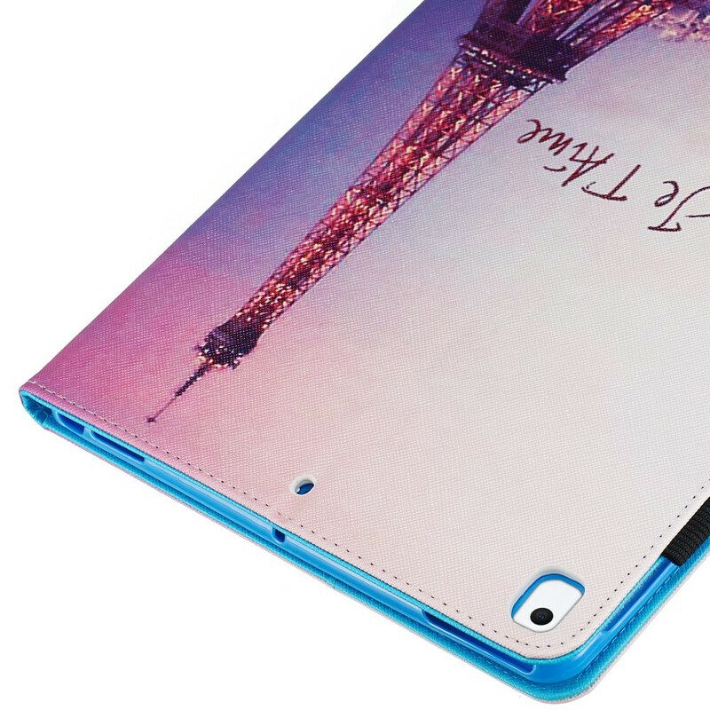 Folio-fodral För iPad 10.2" (2020) (2019) / Air 10.5" / Pro 10.5" Paris Jag Älskar Dig