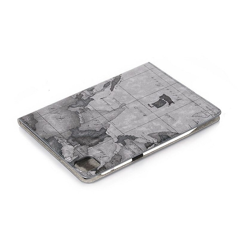 Folio-fodral För iPad Air (2022) (2020) / Pro 11" Faux Läderkarta