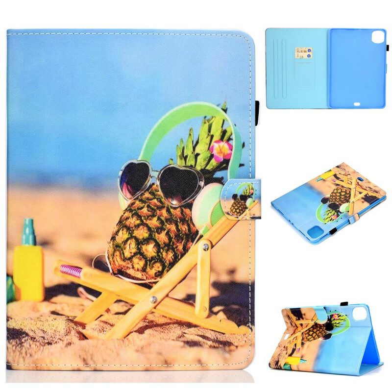 Folio-fodral För iPad Air (2022) Pineapple Beach