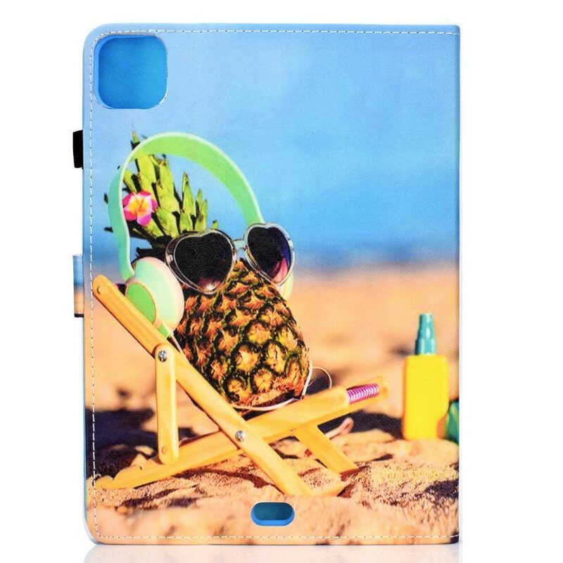 Folio-fodral För iPad Air (2022) Pineapple Beach