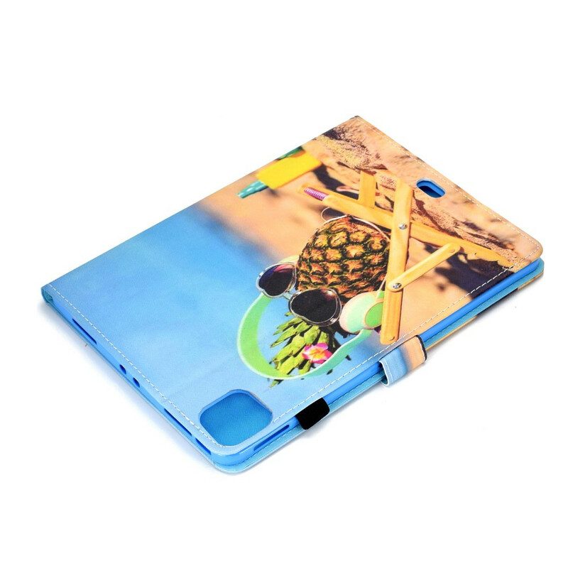 Folio-fodral För iPad Air (2022) Pineapple Beach